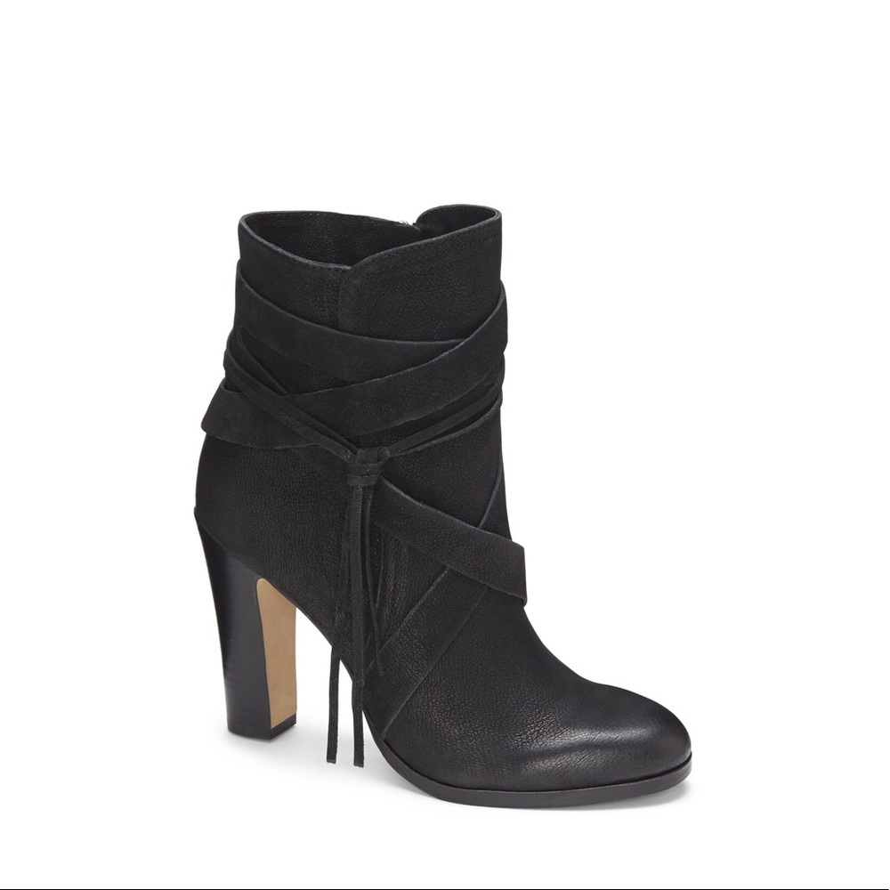 Vince Camuto Charissa Wrap Stacked Heel Bootie
